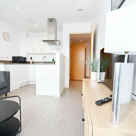 Apartament Modern 1 Bed With Views In Manchester