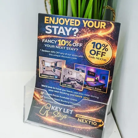Дом отдыха Boutique Mcr With Games Table, Sleeps 9 *