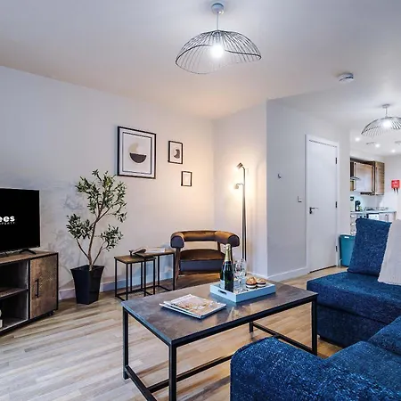 Modern 2 Bed By 53 Degrees With Parking & Garden Prázdninový dům *