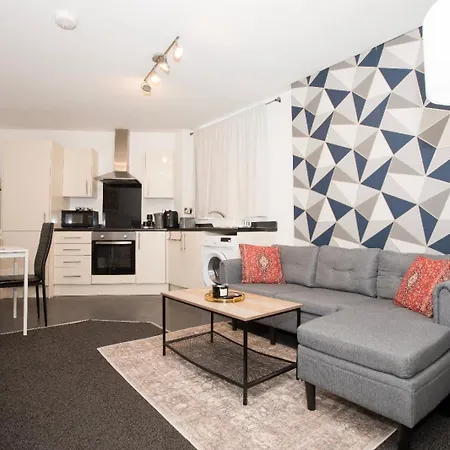Apartmán Stylish 2br Free Parking Access Manchester