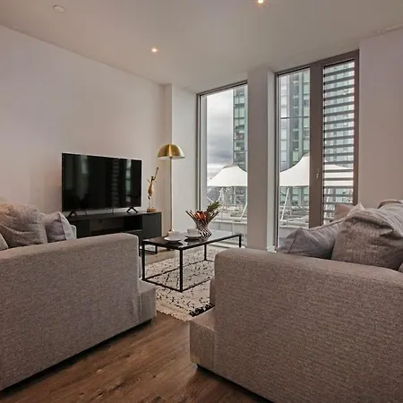 Appartement Luxury Greengage With A Terrace - Gym - Parking Manchester