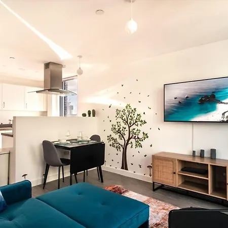 Beautiful 1 Bed - Views 公寓 *