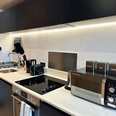Apartmán Cute 1 Bed Duplex With Balcony Manchester