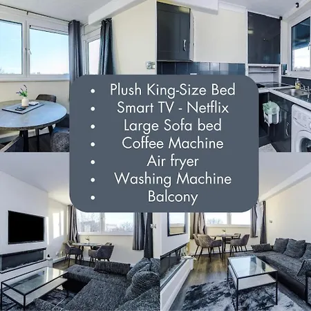 1-bed Flat Hume 5 Min To Mmu & Uom 15 Off