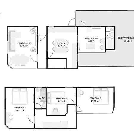Spacious House With Games & Free Parking Nr Mediacity, Trafford Centre, Centre Manchester