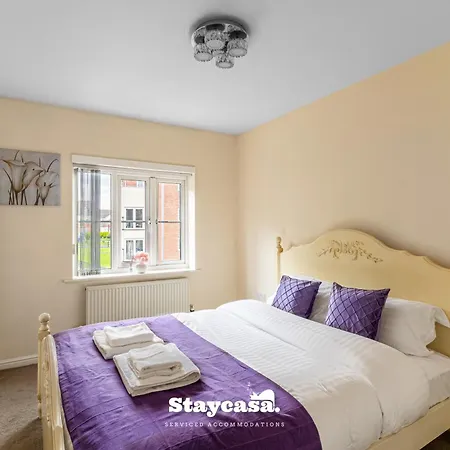 Stylish 6br W Parking & Gym Manchester