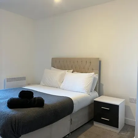 Daire Balcony View Deluxe 2 Bed Ao Arena & Victoria Stn Manchester