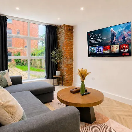 Stylish 1br - Sleeps 4 - Free Parking - Manchester
