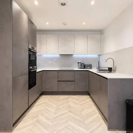 Apartmán Modern 1br - Sleeps 4 - Free Parking - *