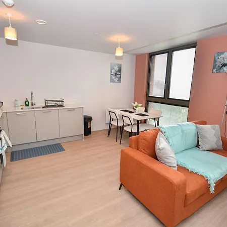 Lägenhet Modern & Bright 2 Bed Nr Old Trafford