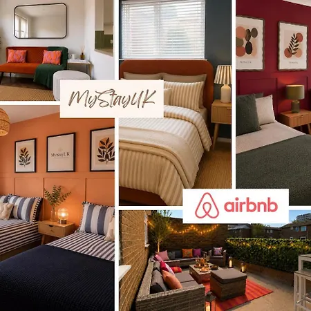 Piccadilly 3Br House Parking & Private Terrace Daire *