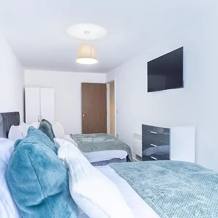Daire Manchester, Modern Apartment, Salford Riverside *