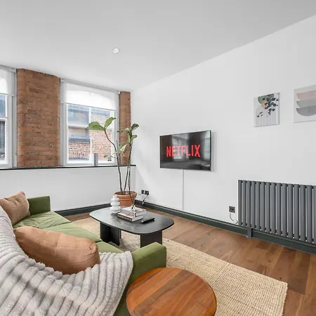 Modern 2br I Workspace I Centre I 3 Beds Lejlighed Manchester