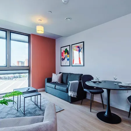 Apartman 1bdr Old Trafford View Rooftop Terrace Manchester