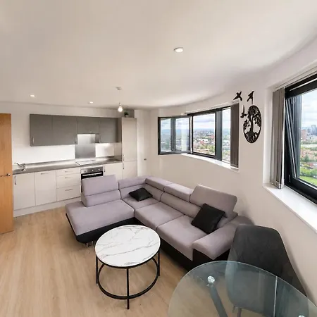 Luxury Penthouse - - Old Trafford Views Apartmán *