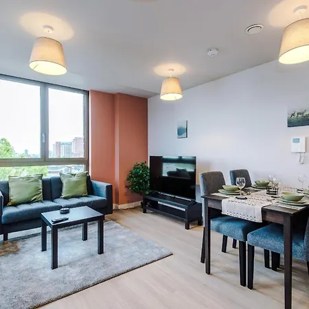 Daire 2bdr Old Trafford Free Parking Rooftop Terrace Manchester