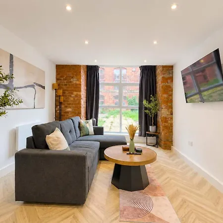 Stylish 1br - Sleeps 4 - Free Parking - * Manchester