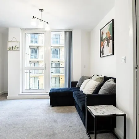 Manchester, Comfy Riverside, Balcony, Salford Daire Manchester