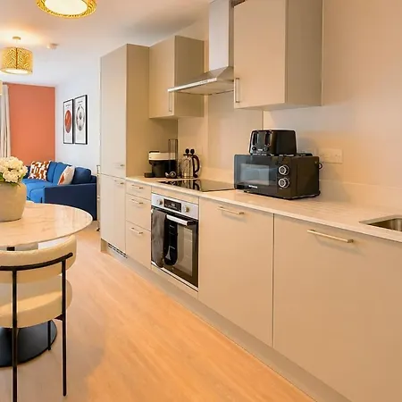Luxury 1-apt Old Trafford King Bed Apartmán Manchester