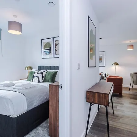 Stylish 2br In Centre Daire Manchester