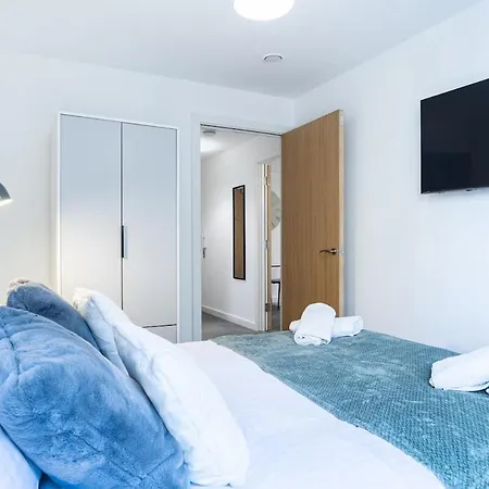 Manchester, Comfy Riverside, Balcony, Salford * מנצ'סטר