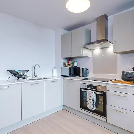 Daire 2bdr Old Trafford Free Parking Rooftop Terrace Manchester
