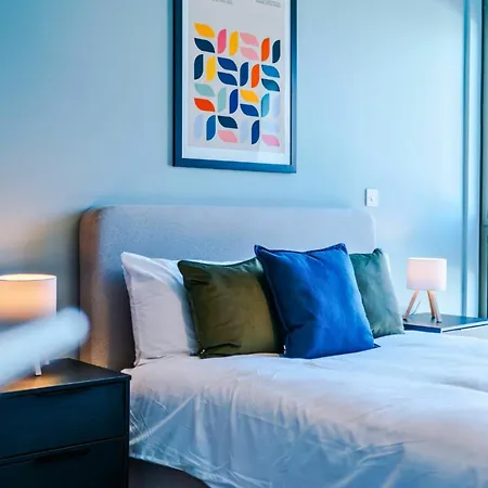 Apartman 1bdr Old Trafford View Rooftop Terrace *