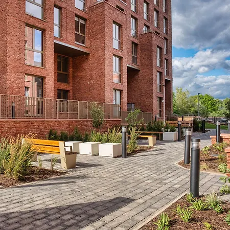 아파트 Trafford Garden Place With Free Car Park 맨체스터