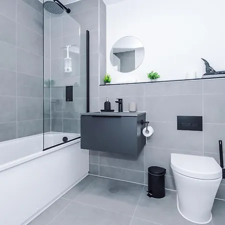 Appartement Stylish 2br 2ba - Gym & Co-working Manchester