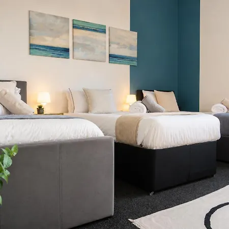 Near Manchester City Centre, 2Br Apartment Sleeps 6 Daire Manchester