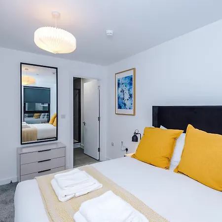 Appartement Stylish 2br 2ba - Gym & Co-working Manchester