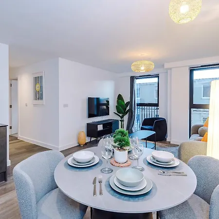 Appartement Stylish 2br 2ba - Gym & Co-working
