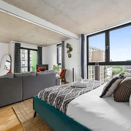 Апартаменты 1 Bed Ancoats Canalside Flat Centre *