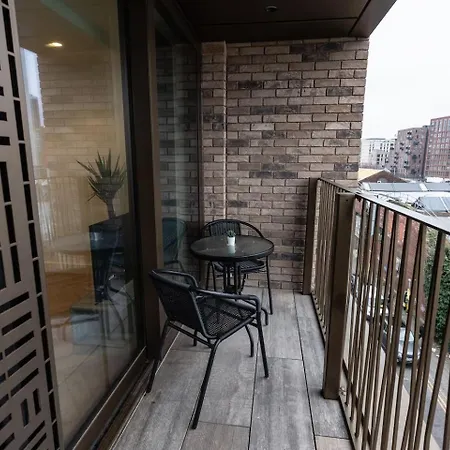 Apartamento Luxury Centre Flat With Balcony By Kammili Manchester