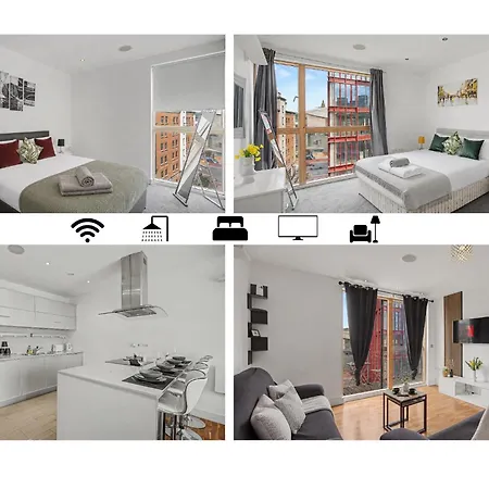 2br Apartment, Centre, Walk Everywhere Mánchester