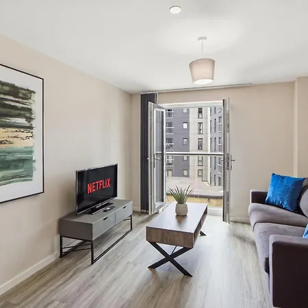 Sleek 2 Bed Flat In Centre -sleeps 6 Apartamento Manchester