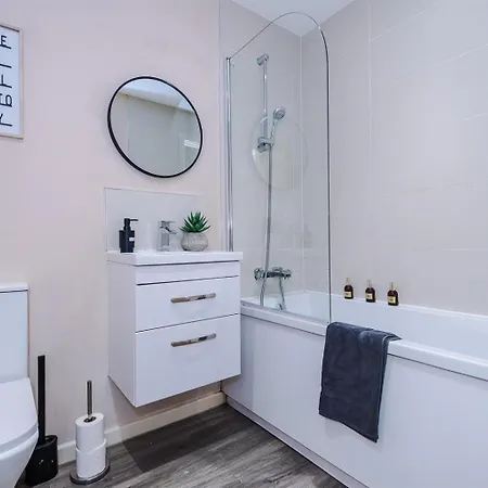 Salford Freepprking Washerdryer Groundfloor Appartamento *