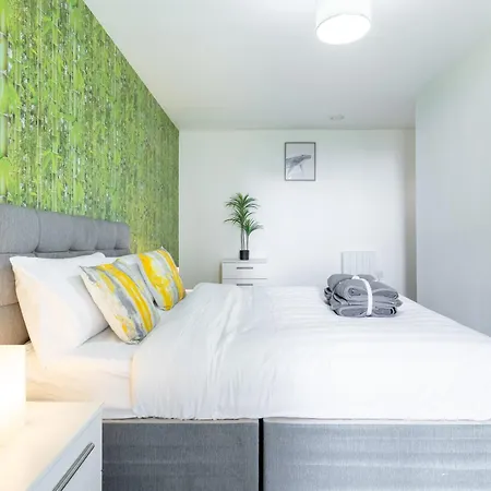 2 Bedroom - Balcony - Riverside - Salford Apartamento *