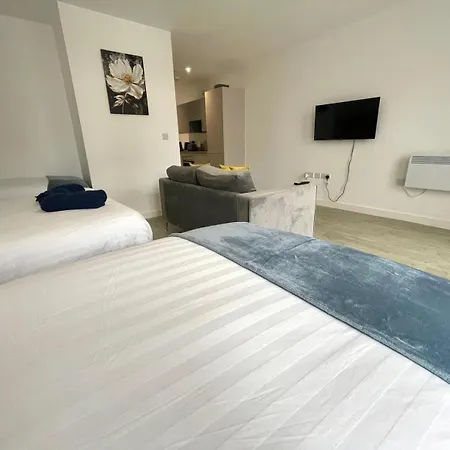 Modern Overlooking Old Trafford Stadium Apartamento