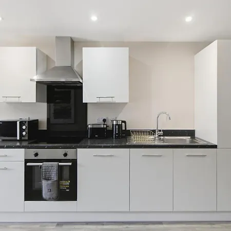 Sleek 2 Bed Flat In Centre -sleeps 6 Apartamento Manchester