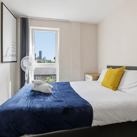 Apartman Stylish 2 Bed Flat In Centre And Sleeps 6 Manchester