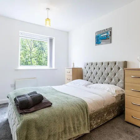 شقة Free Parking Sleeps 6 Near Oxford Rd & Centre مانشستر