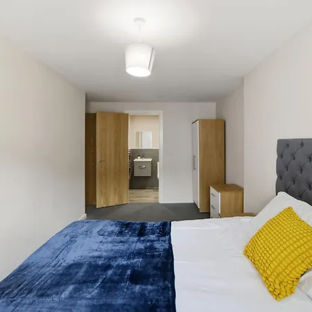 Sleek 2 Bed Flat In Centre -sleeps 6 Apartamento *