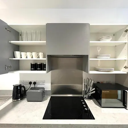 Modern Overlooking Old Trafford Stadium Apartamento