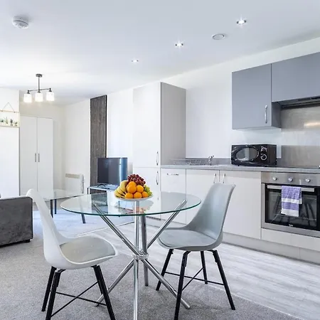 Manchester, Salford, Balcony & Easy Access Lejlighed Manchester