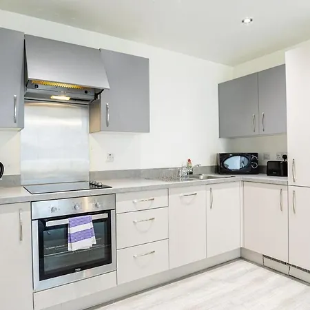 Central,salford,riverside,balcony Apartamento