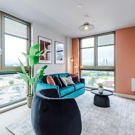 Stylish 1br With Free Parking شقة مانشستر