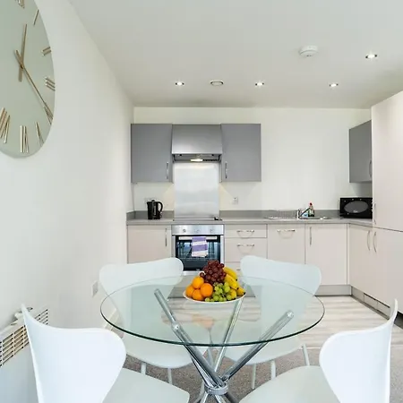 Central,salford,riverside,balcony Apartamento