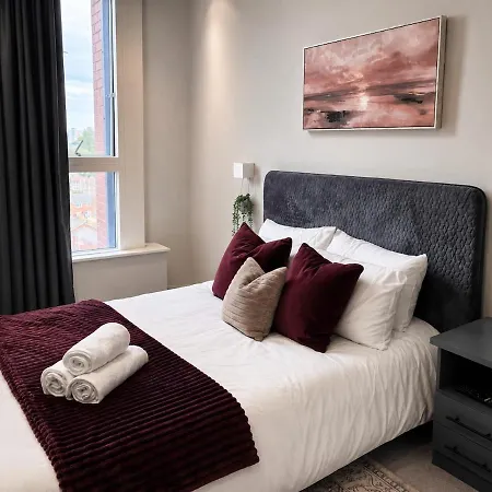 Apartamento Luxury Penthouse Sleeps 8 Terrace Parking 3br Manchester