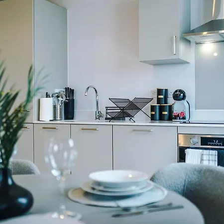 Stylish 1br With Free Parking Apartamento Manchester